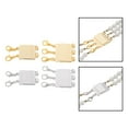 thumbnail image 6 of Yunhgft Necklace Layering Clasp Magnetic 2-3 Strands Separator Gold Silver 4pcs, 6 of 9