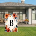 thumbnail image 3 of AmhNF Floral Monogram B Linen Garden Flag For Home Outdoor Garden Yard Decor 12x18 inch, 3 of 5