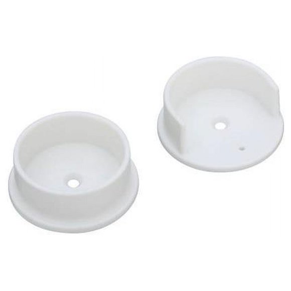 National Hardware 7162043 Douilles de Poteau 1.63 Po Blanc