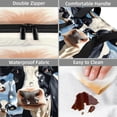 thumbnail image 4 of Cattle Double Layered Insulated Refrigerated Lunch Bag with Large Capacity and Hand Carry, 7.1x11.4x16.1 inches, Two Compartments for Double the Convenience, 4 of 6