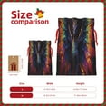 thumbnail image 3 of Pofeuu Rainbow Wings Majestic Dragon Print Burlap Bags with Drawstrings Drawstring Gift Bags Pouch Bag for Thankgiving Birthday Party Gift Wrapping Treats and Party Favors-Medium, 3 of 9
