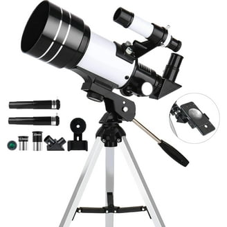 TELMU Professional High Powered Telescope, 70mm Aperture 400mm AZ