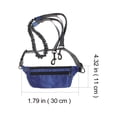 thumbnail image 2 of Raindrops 1 Set Traction Rope for Dog Black Nylon Outdoor Walking Hands Free, 2 of 6