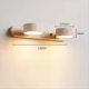 thumbnail image 2 of Aplique de Pared LED Redondo Giratorio para Baño, Tocador, Espejo, Lámparas Frontales., 2 of 7