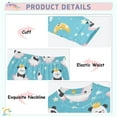 thumbnail image 4 of joogoo Cartoon Pandas and Stars 2 Piece Long Sleeve Tee and Pants Cotton Pajama Set 8Y, 4 of 7