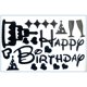 thumbnail image 1 of 16 Estilos Pegatinas De Papel 18-36 Pulgadas Bobo Bola Pegatina Feliz Cumpleaños Tarta Fiesta Creativa DIY Globo Decoración, 1 of 4