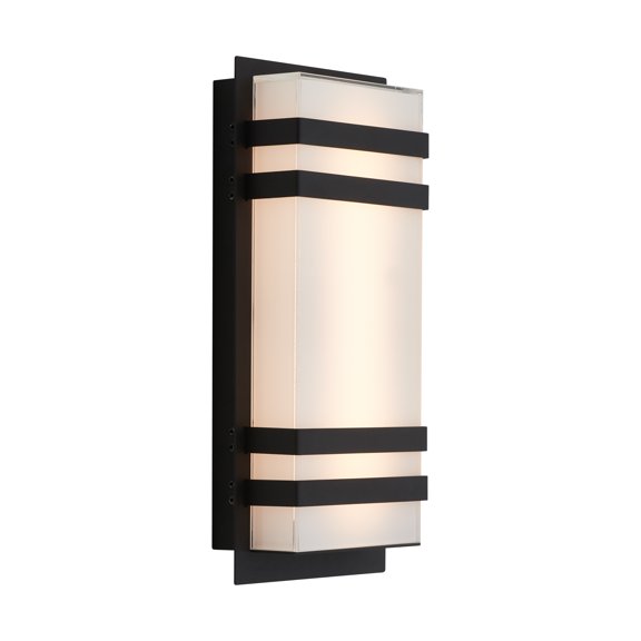 Artika Glowbox 3 Outdoor LED Wall Light Black