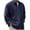 Navy #1, variant on Mens Corduroy Shirt Button Down Long Sleeve Overshirt Solid Color Texture Collared Jackets Vintage Fall Shacket,Navy XL