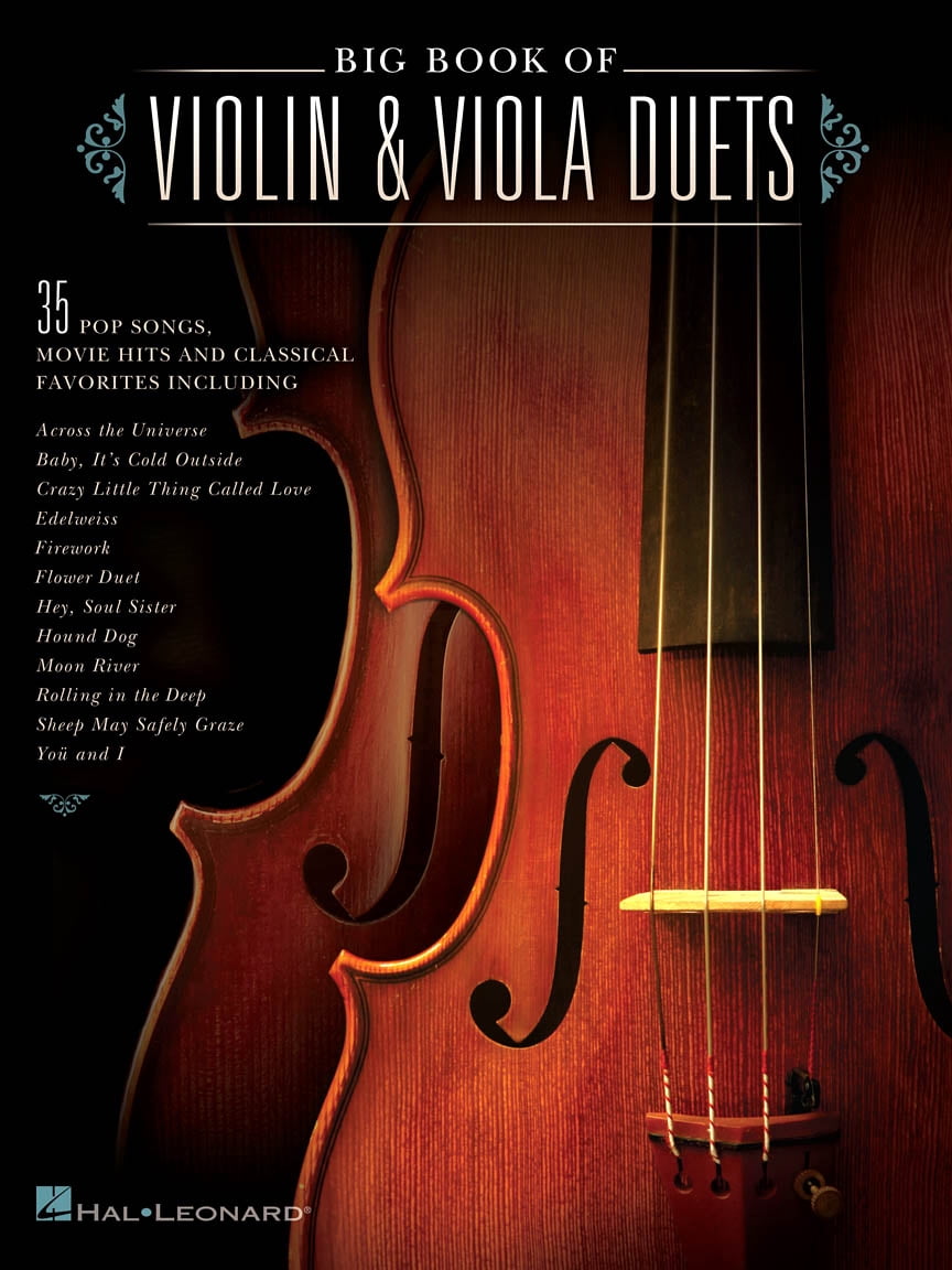 Hal Leonard Big Book of Violin & Viola Duets String Duet Series Softcover