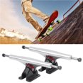 thumbnail image 2 of De Aleación De Aluminio, Soporte Redondo Hueco Para Tablero De Carretera, Base Gruesa, Soporte Para Longboard (Plata) 2 Piezas Sweethay OD004140-00, 2 of 7