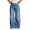 Dark Blue, variant on Olaglory Baggy Jeans Women Vintage Mid Waist Wide Leg Jeans for Women Trendy Loose Fit Denim Pants Comfortable Stretch Streetwear Boyfriend Jeans