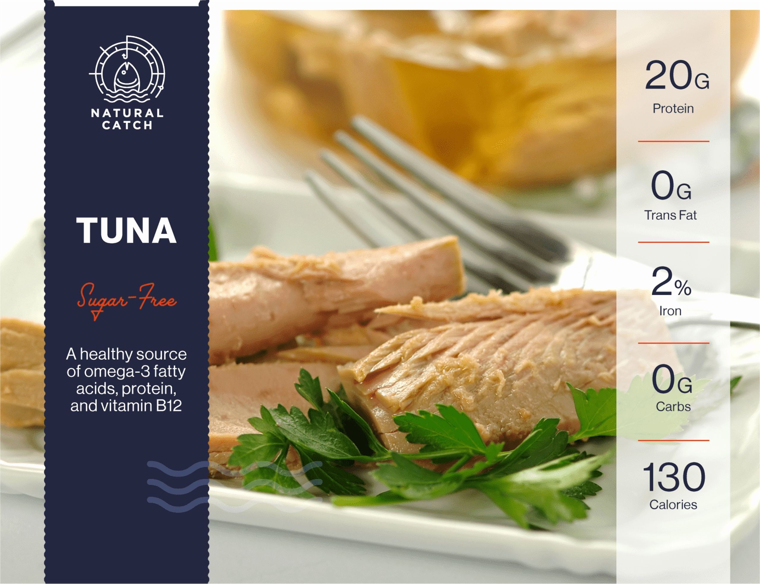 Natural Catch Yellowfin Tuna Slices in Extra Virgin Olive Oil 4.4 oz (Pack of 12)