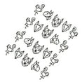 thumbnail image 1 of Cartoon Animal Line Drawing Nail Simple line draw nail Stickers DIY Fake Full Nail Tip Decals Beauty Art Tools, 1 of 9