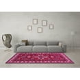 thumbnail image 3 of Ahgly Company Indoor Square Persian Pink Traditional Area Rugs, 4' Square, 3 of 4