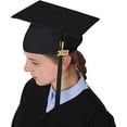 thumbnail image 4 of Toga de graduación universitaria negra y gorro de graduación para adultos 2023 Atuendo unisex para graduación de secundaria, 4 of 5