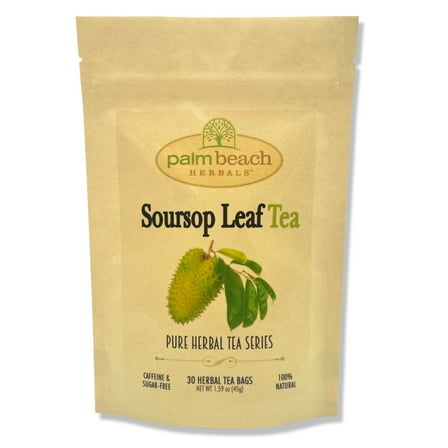 Palm Beach Herbal Soursop Leaf Tea, 30 count