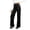 Black #031, variant on Pull On Dress Pants Women Stretch Tummy Control Wide Leg Yoga Pants High Waisted Work Trousers Business Casual Slacks Blue M