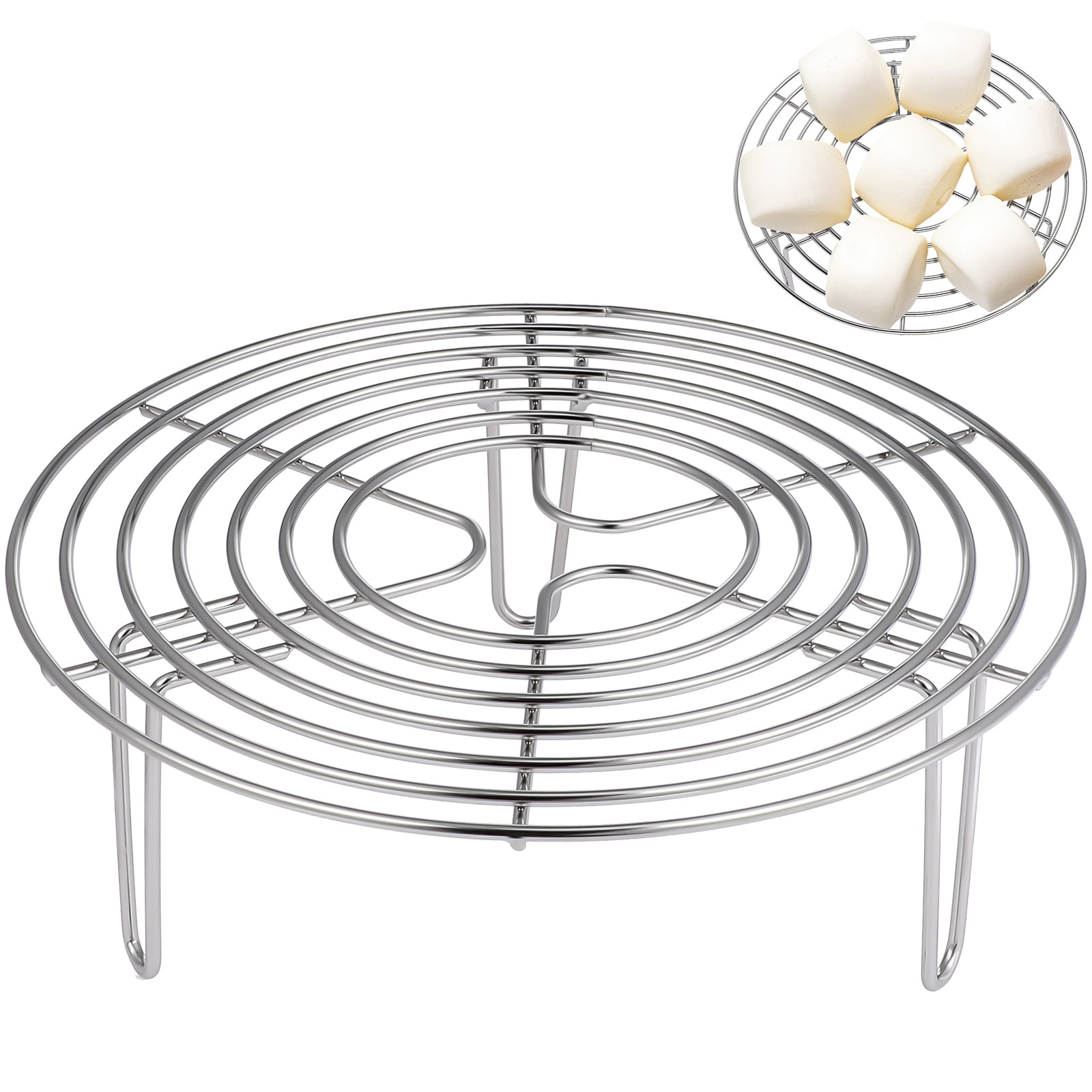 The practicality of the stainless steel round steamer rack