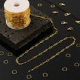 thumbnail image 3 of AMLESO 33ft Oval Link Chain Roll DIY Extender Lobster Clasp Paperclip Cable Chain for, 3 of 8