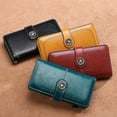 thumbnail image 3 of SUTENGDA Portefeuille-Poignet en Cuir PU pour Femmes Jaune, 3 of 6