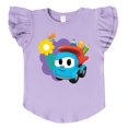 thumbnail image 3 of Leo the Truck School Pencils - Flutter Sleeve Graphic T-Shirt, 3 of 12