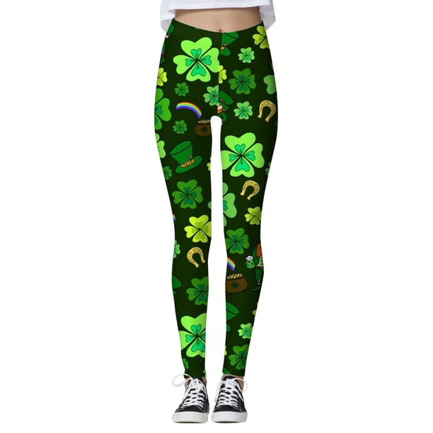WILLBEST Mallas de Yoga de Cintura Alta Con Estampado Informal Para Mujer, Suaves y Cómodas, Para Entrenar, Correr, Pantalones Deportivos Elásticos Extra Grande