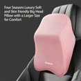 thumbnail image 4 of Jacenvly 2024 New Memory Foam Car Neck Pillow Protective Lumbar Back Support Breathable Car Headrest Cushion Relieve Stress Car Seat Pillow Easter Decorations, 4 of 7