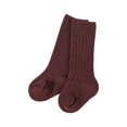 thumbnail image 6 of Inevnen Toddler Baby Medium Tube Socks Solid Color Ribbed Knit Knee High Seamless Uniform Stockings, 6 of 9