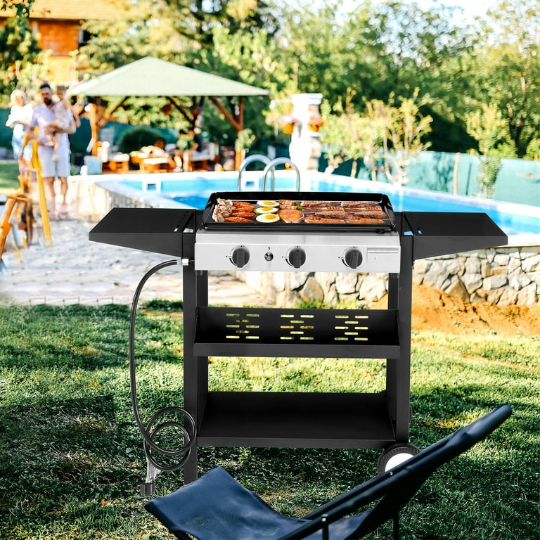 Zimtown Outdoor Tabletop Stainless Steel Propane Gas Grill Portable Single Burner Zimtown Outdoor Tabletop Stainless Steel Propane Gas Grill Portable Single Burner