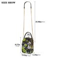 thumbnail image 2 of FORMRS Crossbody Bag for Women Quilted Travel Shoulder Cell Phone Purse with Chain Strap Handbag, White Flower Pattern, 2 of 7