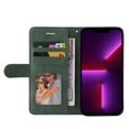 thumbnail image 5 of Compatible iPhone 14 Pro Max Case, Leather Wallet Case Stand View Magnetic Clasp Book Flip Folio Phone Cover - Green, 5 of 5