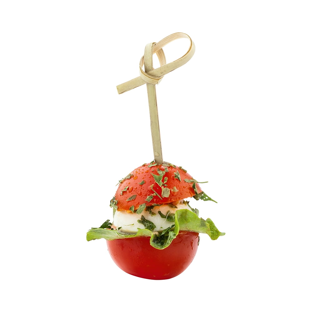 Munchkin Natural Bamboo Knotted Skewer - 2 1/2" x 1/2" x 1/2" - 1000 count box