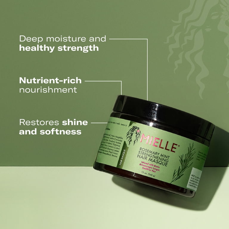 Mielle Organics Rosemary Mint Strengthening Hair Masque 12 fl oz