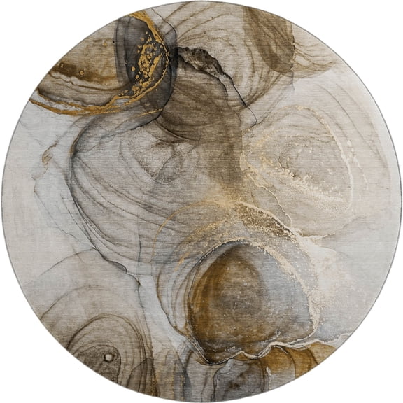 Dalyn Odyssey Area Rug OY9-Beige OY9BG8RO Beige, 8' x 8'