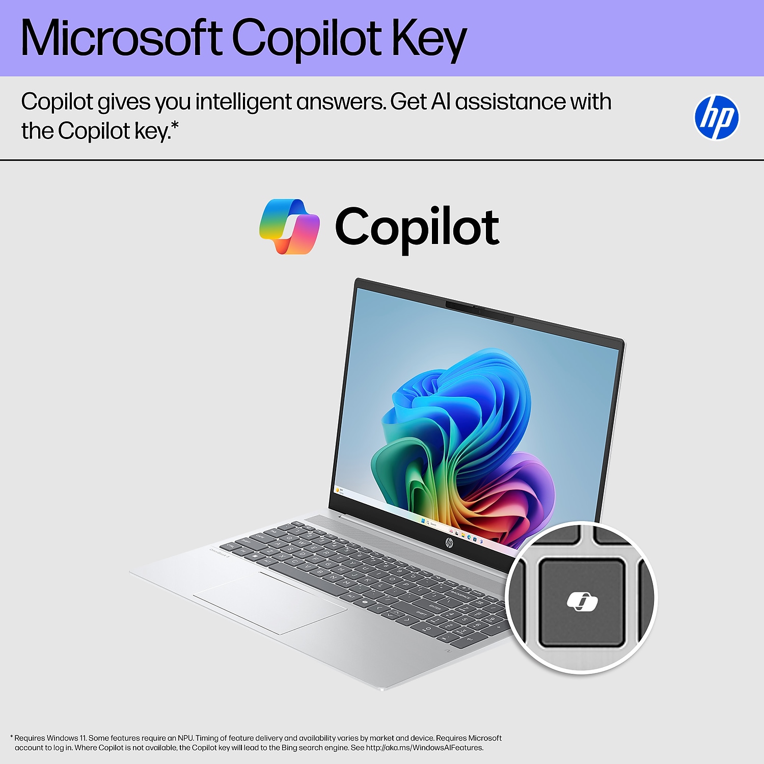 HP OmniBook 5 16" 2K Laptop Copilot+ PC AMD Ryzen AI 5 340 16GB RAM 512GB SSD +16.75 Hour Battery
