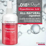 SkinSmart Antimicrobial Wound Therapy, Hypochlorous Acid Safely Removes Bacteria so Wounds Can Heal, 8 Ounce Clear Spray