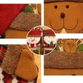 thumbnail image 6 of Christmas Chair Covers - Dining Chair Back Covers Set of 1/2/3 - Snowman Chair Decor, 6 of 7