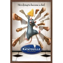 Disney Pixar Ratatouille - One Sheet Wall Poster, 14.725" x 22.375", Framed