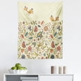 thumbnail image 1 of Floral Tapestry, Blooming Colorful Petals of Summer with Butterflies and Flying Birds Flora and Fauna, Fabric Wall Hanging Decor for Bedroom Living Room Dorm, 5 Sizes, Multicolor, by Ambesonne, 1 of 1