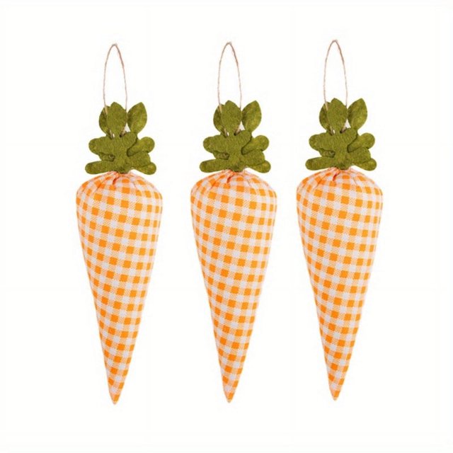 Pancarta de zanahoria de Pascua, guirnalda de zanahoria y conejo, adorno vegetal de pared de tela para decoración de ventana, chimenea, pared de fiesta