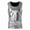 Silver, variant on Mens Tank Top Beach Men Casual Fashion Solid Pullover Round Neck Sports Tank Tops Vest