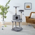 thumbnail image 3 of Sam's Pets Chachi 49" Gray Cat Tree, 3 of 11