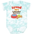 thumbnail image 3 of Inktastic Labrador Retriever Loved by a Boys or Girls Baby Bodysuit, 3 of 5