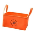 thumbnail image 3 of Caja organizadora de juguetes para mascotas, cesta de fieltro para mascotas con asas, cesta de almacenamiento de fieltro grande plegable, cesta para Naranja, 3 of 9