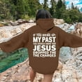 thumbnail image 2 of Womens Hoodie Jesus Loves You Print Hooded Sweatshirts Letter Print Sweatshirt Oversized Hoodie For Women Pullover Trendy Fall Outfits For Women Cute Sweatshirt, 2 of 5