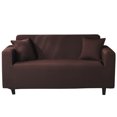 thumbnail image 1 of English sofa cover Solid Color Jacquard Fabric sofa cover All-in-One Universal sofa cover, 1 of 5