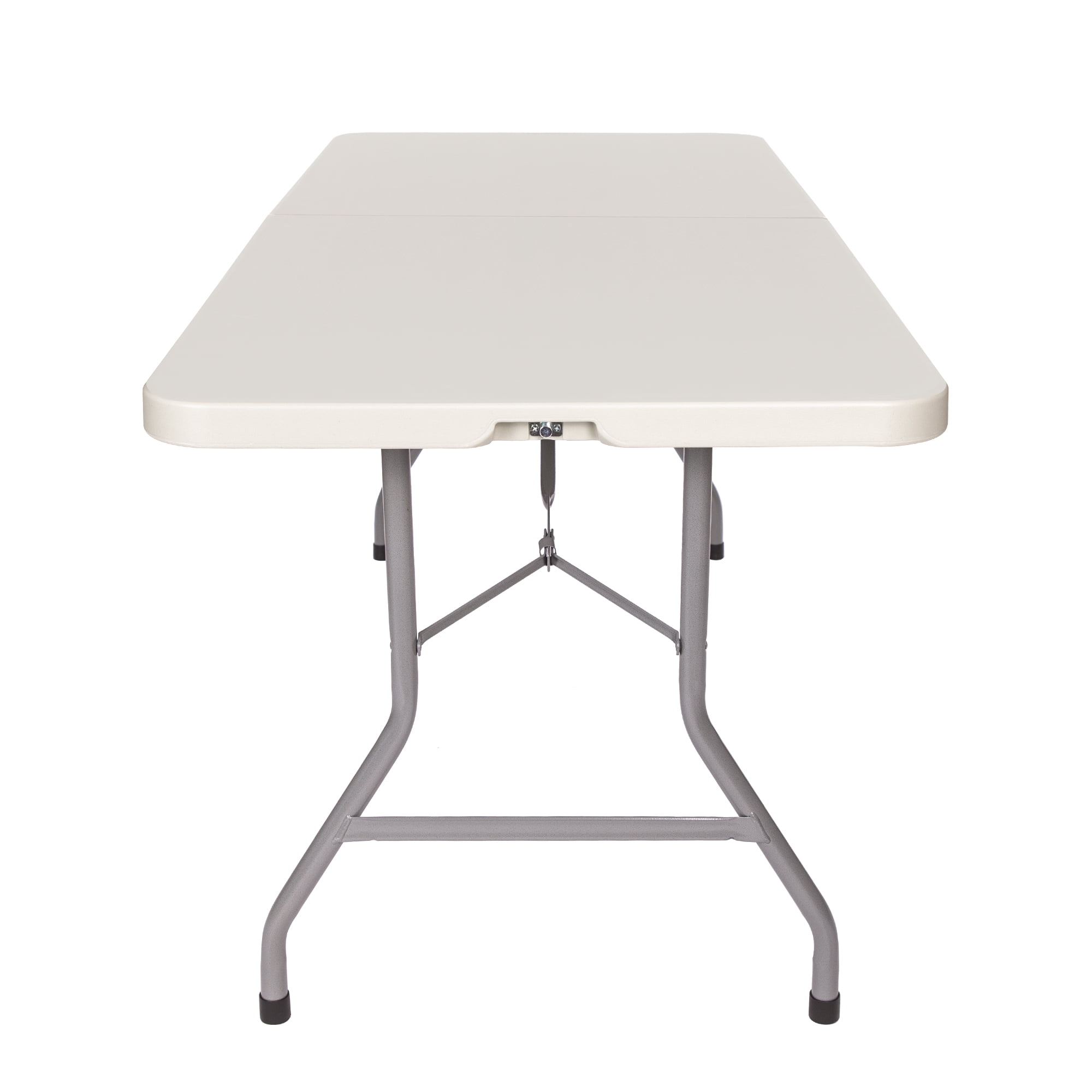 Hampden Furnishings Baldwin Collection Fold-In-Half Table 30" x 72" Plastic/Steel, Grey