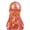 Orange, variant on Purcolt Mens Metallic Du rag Cap Silky Satin Durag Headwrap Long Tail Turban Do Rags Cover Hat Headwear for All Hair Types
