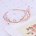 thumbnail image 3 of Peineta para el pelo con diamantes de imitación para novia, boda, coronas para desfiles, tiara, peineta, 3 of 3