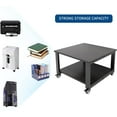 thumbnail image 3 of Natwind 2-Tier Office Larger Under Desk Printer Copier Stand, 19.7 x 19.7 x 12.6 Inches, Black, 3 of 7